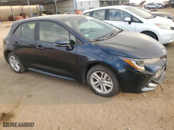 2020 Toyota Corolla Hatchback SE with VIN JTNB4RBE9L3080648, listed as a Copart auction lot 75006764 with 70,832 mi miles and Salvage Title. Bid and sale history available at carsss.com. Image 4.