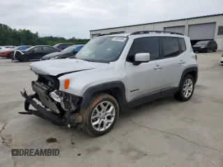 2018 Jeep Renegade Latitude with VIN ZACCJABB7JPH16145, listed as a Copart auction lot 55935395 with 102,648 mi miles and Salvage title. Bid and sale history available at DreamBid. Image 1.