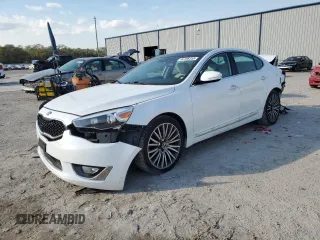 2014 Kia Cadenza Premium with VIN KNALN4D79E5132386, listed as a Copart auction lot 44156545 with 60,780 mi miles and Salvage Title. Bid and sale history available at carsss.com. Image 1.
