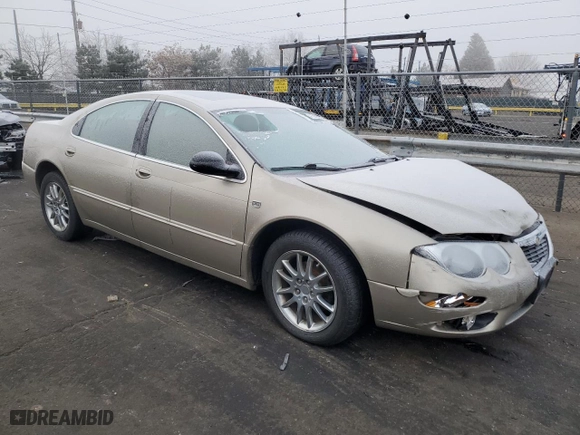 2002 Chrysler 300M with VIN 2C3AE66G62H164613, listed as a Copart auction lot 41501255 with 75,369 mi miles and Salvage Title. Bid and sale history available at carsss.com. Image 4.