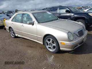 2002 Mercedes-Benz E 320 with VIN WDBJF70J02B430721, listed as a IAAI auction lot 41785294 with 199,416 mi miles and . Bid and sale history available at DreamBid. Image 1.