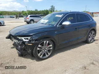 2018 Audi SQ5 Premium Plus with VIN WA1A4AFY6J2222926, listed as a Copart auction lot 51795383 with 64,658 mi miles. Bid and sale history available at carsss.com. Image 1.