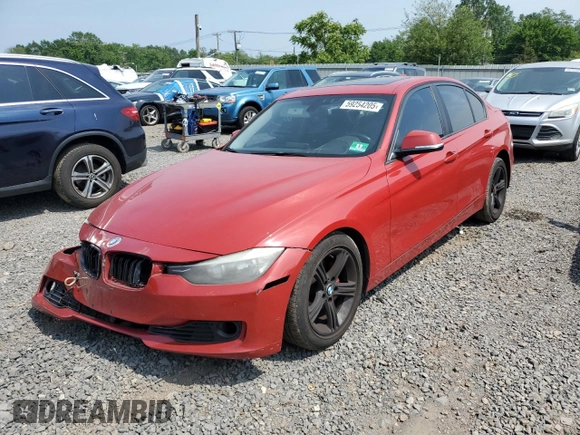 2013 BMW 3 Series 328i with VIN WBA3A5G55DNP23647, listed as a Copart auction lot 59254205 with 158,320 mi miles and Salvage title. Bid and sale history available at DreamBid. Image 1.