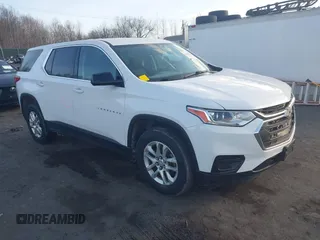 2018 Chevrolet Traverse LS with VIN 1GNEVFKW6JJ189896, listed as a IAAI auction lot 41451078 with 155,900 mi miles. Bid and sale history available at carsss.com. Image 1.