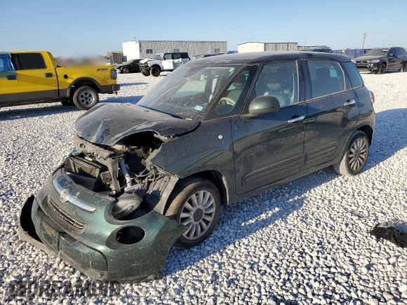 2014 FIAT 500L Easy with VIN ZFBCFABH5EZ009206, listed as a Copart auction lot 77257324 with 138,846 mi miles and Salvage Title. Bid and sale history available at DreamBid. Image 1.