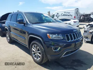 2014 Jeep Grand Cherokee Limited with VIN 1C4RJEBM4EC410243, listed as a IAAI auction lot 42013788 with 177,218 mi miles. Bid and sale history available at carsss.com. Image 1.