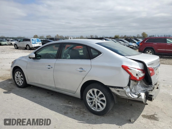 2019 Nissan Sentra SV with VIN 3N1AB7AP9KY314132, listed as a Copart auction lot 51161035 with 135,727 mi miles and Salvage Title. Bid and sale history available at carsss.com. Image 2.
