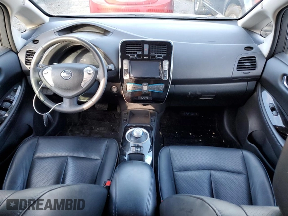 2015 Nissan LEAF SV with VIN 1N4AZ0CP7FC324367, listed as a Copart auction lot 75417783 with 47,839 mi miles. Bid and sale history available at carsss.com. Image 8.