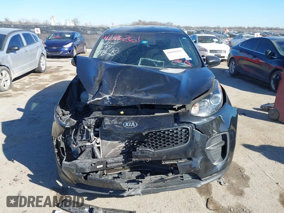 2019 Kia Sportage LX with VIN KNDPM3AC4K7534271, listed as a IAAI auction lot 41696261 with 71,386 mi miles. Bid and sale history available at carsss.com. Image 12.