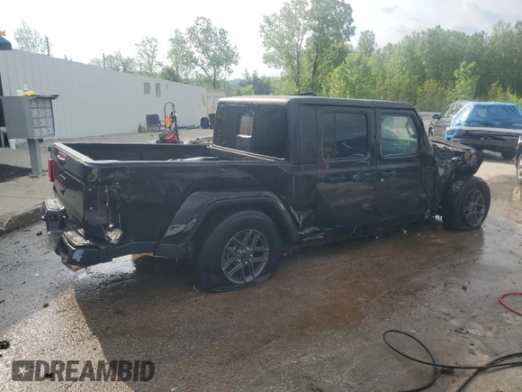 2024 Jeep Gladiator Sport z VIN 1C6HJTAGXRL109663, wystawiony jako Copart lot #54625495 z przebiegiem Nie podano mil oraz Nie do naprawy • Non repairable. Historia ofert i sprzedaży dostępna na DreamBid. Obrazek 3.