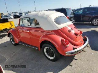 1968 Volkswagen Beetle with VIN 158568466, listed as a Copart auction lot 74978484 with 51,303 mi miles and Salvage Title. Bid and sale history available at DreamBid. Image 2.