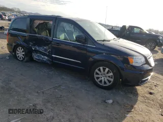 2016 Chrysler Town & Country Touring with VIN 2C4RC1BG7GR207032, listed as a Copart auction lot 45385345 with 92,189 mi miles and Salvage Title. Bid and sale history available at carsss.com. Image 4.