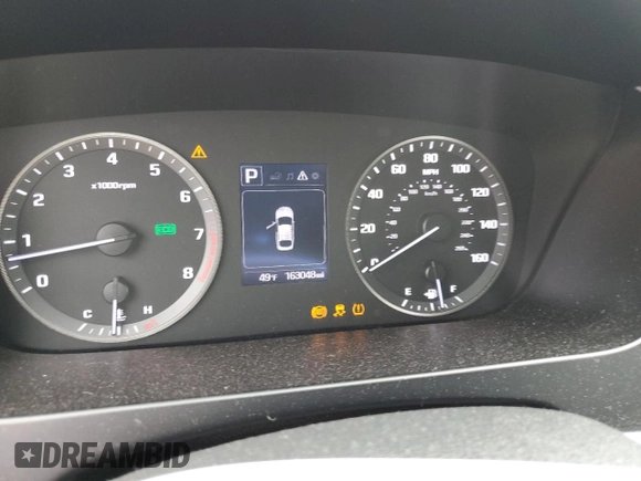 2017 Hyundai Sonata 2.4L with VIN 5NPE24AF2HH501576, listed as a Copart auction lot 49324005 with 163,048 mi miles and Salvage Title. Bid and sale history available at carsss.com. Image 9.