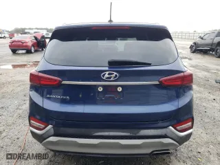 2019 Hyundai Santa Fe SE with VIN 5NMS23AD2KH084640, listed as a Copart auction lot 48397235 with 81,215 mi miles and Salvage Title. Bid and sale history available at carsss.com. Image 6.