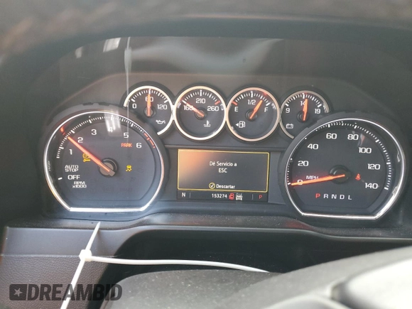 2019 Chevrolet Silverado 1500 RST with VIN 1GCUYEED9KZ101927, listed as a Copart auction lot 55490225 with 153,274 mi miles and Clean Title. Bid and sale history available at DreamBid. Image 9.