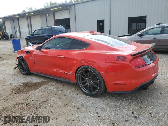 2022 Ford Mustang GT with VIN 1FA6P8CFXN5133725, listed as a Copart auction lot 49670535 with 37,297 mi miles and Salvage Title. Bid and sale history available at carsss.com. Image 2.