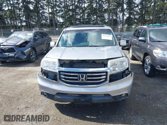 2013 Honda Pilot EX-L with VIN 5FNYF4H71DB041562, listed as a IAAI auction lot 41819184 with 136,014 mi miles and . Bid and sale history available at DreamBid. Image 12.