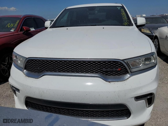2022 Dodge Durango SXT with VIN 1C4RDHAG0NC130548, listed as a Copart auction lot 75073024 with 0 mi miles and Salvage Title. Bid and sale history available at carsss.com. Image 5.