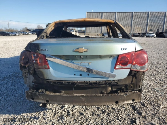2012 Chevrolet Cruze LTZ with VIN 1G1PH5SC1C7279362, listed as a Copart auction lot 47582384 with 0 mi miles and Non Repairable. Bid and sale history available at carsss.com. Image 6.