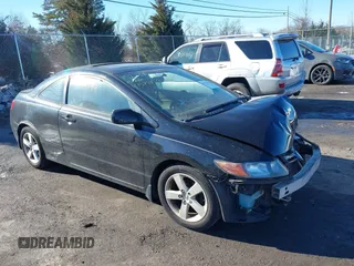 2008 Honda Civic Cpe EX-L with VIN 2HGFG12908H580575, listed as a IAAI auction lot 41579794 with 198,065 mi miles. Bid and sale history available at carsss.com. Image 1.