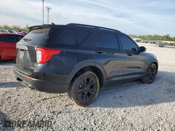 2023 Ford Explorer XLT with VIN 1FMSK8DH4PGA26521, listed as a Copart auction lot 53845995 with 47,588 mi miles and Salvage title. Bid and sale history available at DreamBid. Image 3.