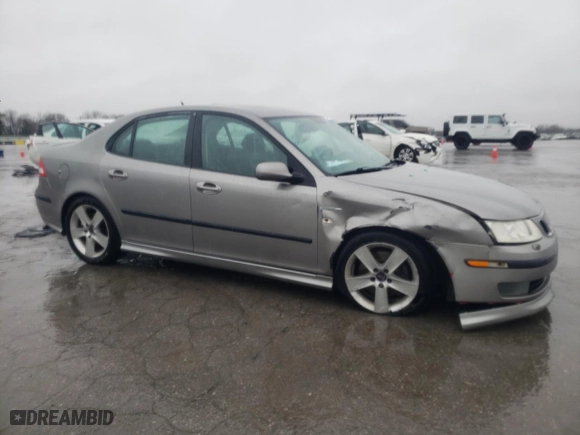 2006 Saab 9-3 Aero with VIN YS3FH46U061148620, listed as a Copart auction lot 44579345 with 141,729 mi miles and Salvage Title. Bid and sale history available at carsss.com. Image 4.