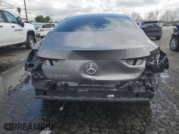 2021 Mercedes-Benz CLA 250 with VIN W1K5J4GB5MN166806, listed as a Copart auction lot 46070344 with 41,343 mi miles and . Bid and sale history available at DreamBid. Image 6.