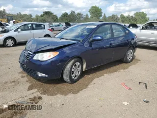 2010 Hyundai Elantra GLS with VIN KMHDU4AD4AU181107, listed as a Copart auction lot 62493175 with 150,261 mi miles and Salvage title. Bid and sale history available at DreamBid. Image 1.
