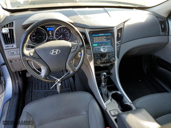 2013 Hyundai Sonata Hybrid Limited w/Panoramic Sunroof Pkg with VIN KMHEC4A42DA079818, listed as a Copart auction lot 87914755 with 126,334 mi miles and Salvage Title. Bid and sale history available at carsss.com. Image 8.