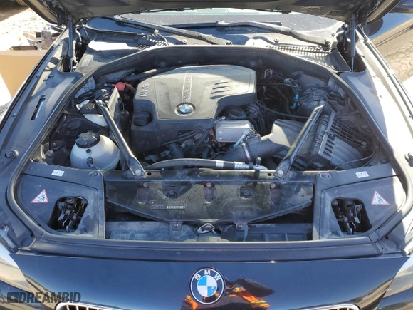 2012 BMW 5 Series 528i with VIN WBAXG5C5XCDW66128, listed as a Copart auction lot 48123575 with 0 mi miles and Clean Title. Bid and sale history available at carsss.com. Image 11.