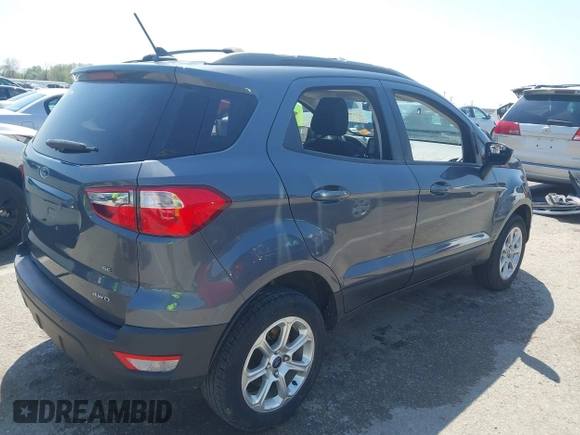 2020 Ford EcoSport SE with VIN MAJ6S3GL5LC325645, listed as a IAAI auction lot 42050145 with 149,138 mi miles and . Bid and sale history available at carsss.com. Image 4.