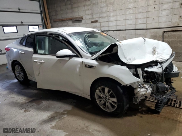 2017 Kia Optima LX with VIN 5XXGT4L32HG166422, listed as a Copart auction lot 48496715 with 46,263 mi miles and Salvage Title. Bid and sale history available at carsss.com. Image 4.