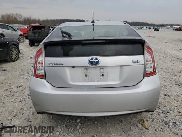 2013 Toyota Prius One with VIN JTDKN3DU4D5630332, listed as a Copart auction lot 53988125 with 124,869 mi miles and Clean Title. Bid and sale history available at DreamBid. Image 6.