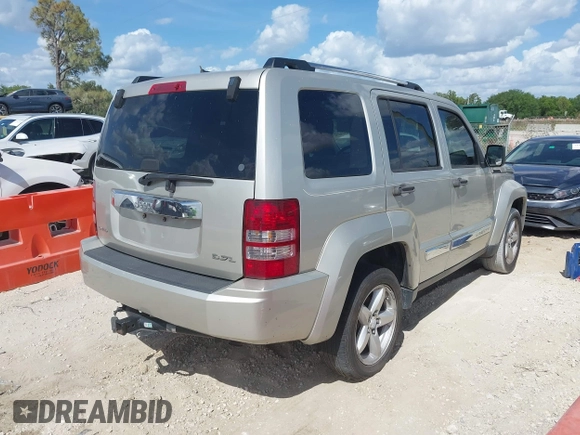 2008 Jeep Liberty Limited with VIN 1J8GP58K58W280450, listed as a IAAI auction lot 41958466 with 215,881 mi miles and . Bid and sale history available at carsss.com. Image 4.