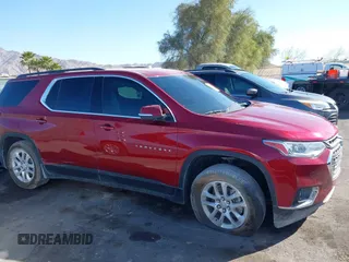 2021 Chevrolet Traverse LT Cloth with VIN 1GNERGKW2MJ193006, listed as a IAAI auction lot 41674861 with 43,465 mi miles and . Bid and sale history available at DreamBid. Image 16.