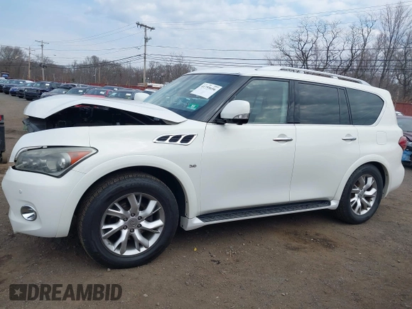 2014 Infiniti QX80 z VIN JN8AZ2NC0E9351569, wystawiony jako IAAI lot #41759656 z przebiegiem 111 892 mil mil oraz . Historia ofert i sprzedaży dostępna na DreamBid. Obrazek 14.