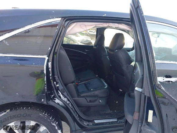 2015 Acura MDX Tech Pkg with VIN 5FRYD4H41FB009109, listed as a IAAI auction lot 41576795 with 1 mi miles. Bid and sale history available at carsss.com. Image 8.