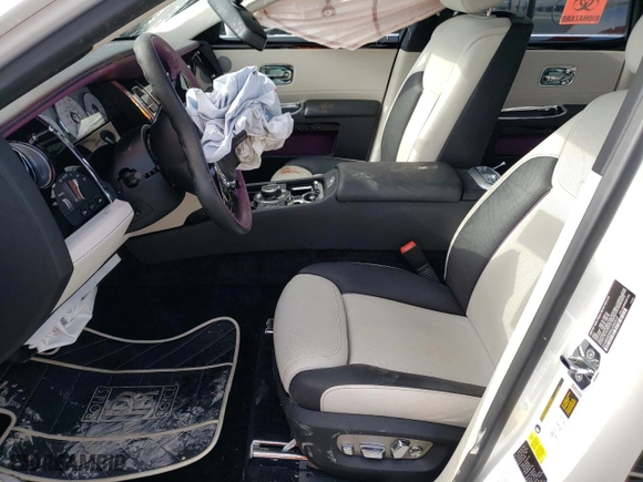 2017 Rolls-Royce Ghost with VIN SCA664S50HUX54312, listed as a Copart auction lot 40640674 with NaN miles and Salvage Title. Bid and sale history available at carsss.com. Image 7.