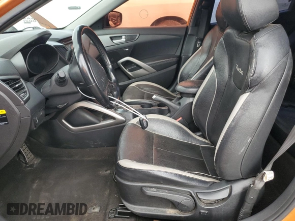 2014 Hyundai Veloster Turbo with VIN KMHTC6AE4EU193525, listed as a Copart auction lot 47676345 with 170,415 mi miles and Clean Title. Bid and sale history available at carsss.com. Image 7.