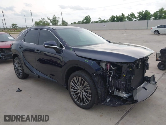 2025 Lexus RX 350 with VIN 2T2BAMBA0SC058567, listed as a IAAI auction lot 42170278 with 9,567 mi miles and . Bid and sale history available at DreamBid. Image 1.