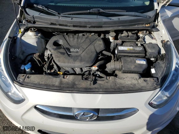 2015 Hyundai Accent GLS with VIN KMHCT4AEXFU929616, listed as a Copart auction lot 47487095 with 107,293 mi miles and Clean Title. Bid and sale history available at carsss.com. Image 11.