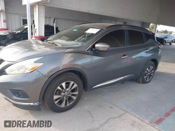 2016 Nissan Murano Platinum with VIN 5N1AZ2MG9GN125178, listed as a IAAI auction lot 41456322 with 179,505 mi miles and . Bid and sale history available at DreamBid. Image 14.