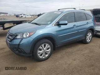 2014 Honda CR-V EX-L with VIN 5J6RM4H72EL009383, listed as a Copart auction lot 51200455 with 56,284 mi miles and Salvage Title. Bid and sale history available at carsss.com. Image 1.