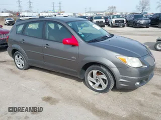 2005 Pontiac Vibe with VIN 5Y2SL66805Z459161, listed as a IAAI auction lot 41937301 with 258,935 mi miles. Bid and sale history available at carsss.com. Image 1.