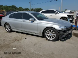 2018 BMW 7 Series 740e xDrive iPerformance with VIN WBA7J2C51JG938447, listed as a Copart auction lot 63021064 with 81,105 mi miles and Salvage Title. Bid and sale history available at carsss.com. Image 4.