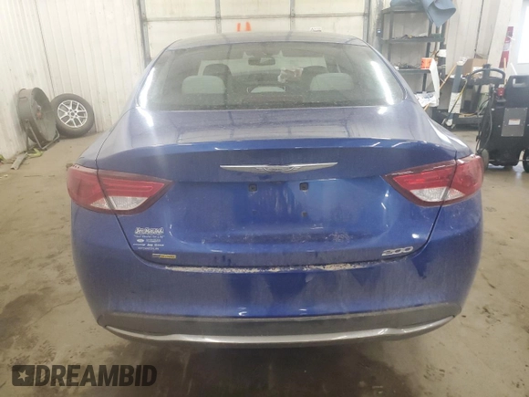 2016 Chrysler 200 Limited with VIN 1C3CCCAB0GN187733, listed as a Copart auction lot 53002965 with 98,223 mi miles and Salvage Title. Bid and sale history available at carsss.com. Image 6.