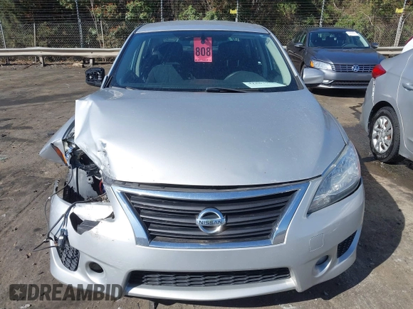 2013 Nissan Sentra S with VIN 3N1AB7AP9DL620845, listed as a IAAI auction lot 41863906 with 169,997 mi miles and . Bid and sale history available at DreamBid. Image 12.