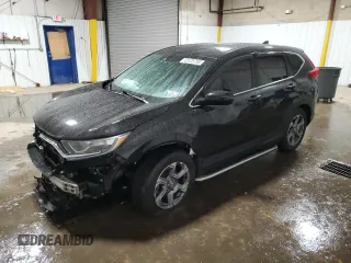 2017 Honda CR-V EX-L with VIN 7FARW1H81HE000192, listed as a Copart auction lot 43125755 with 0 mi miles and Salvage Title. Bid and sale history available at carsss.com. Image 1.