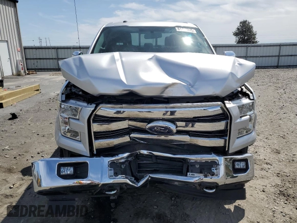2017 Ford F-150 XL with VIN 1FTEW1EP2HFB22593, listed as a Copart auction lot 61487275 with 38,875 mi miles and Salvage title. Bid and sale history available at DreamBid. Image 5.
