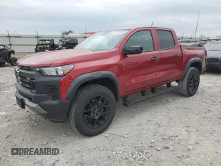 2024 Chevrolet Colorado 4WD Trail Boss z VIN 1GCPTEEK0R1200719, wystawiony jako Copart lot #53748215 z przebiegiem 13 639 mil mil oraz Szkoda całkowita • Salvage title. Historia ofert i sprzedaży dostępna na DreamBid. Obrazek 1.